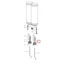 Нагревательный элемент (ТЭН) для водонагревателя Ariston (Аристон) 1500W - 65152175