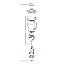 Уплотнитель для блендера Moulinex (Мулинекс) - MS-0A11391, см. MS-650070