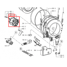 Электродвигатель (мотор) для стиральной машины Whirlpool (Вирпул) 481936158276