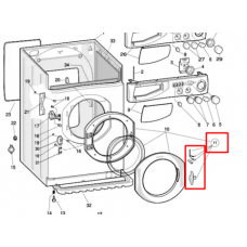 Ручка управления для стиральной машины Indesit (Индезит) 066079