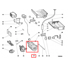 Электродвигатель (мотор) для стиральной машины Indesit (Индезит) / Ariston (Аристон) - 034685, 045964